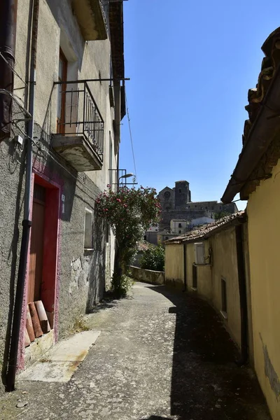 Talya Nın Calabria Bölgesinde Bir Dağ Köyü Olan Altomonte Nin — Stok fotoğraf