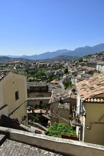 Talya Nın Calabria Bölgesinde Bir Ortaçağ Köyü Olan Altomonte Nin — Stok fotoğraf