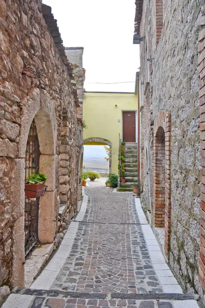 Fornelli Italien 2019 Charakteristische Gasse Eines Mittelalterlichen Dorfes Der Region — Stockfoto
