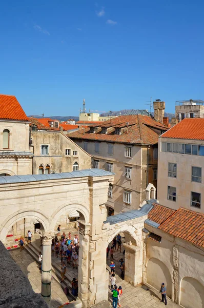 Split Croacia 2017 Vista Panorámica Del Centro Histórico Ciudad — Foto de Stock