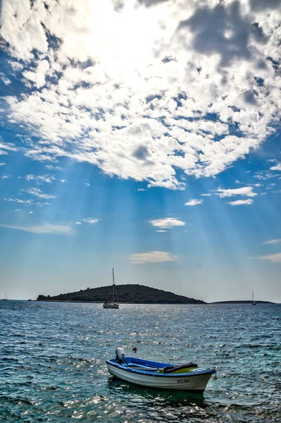 Imagem Mar Uma Ilha Costa Croácia — Fotografia de Stock