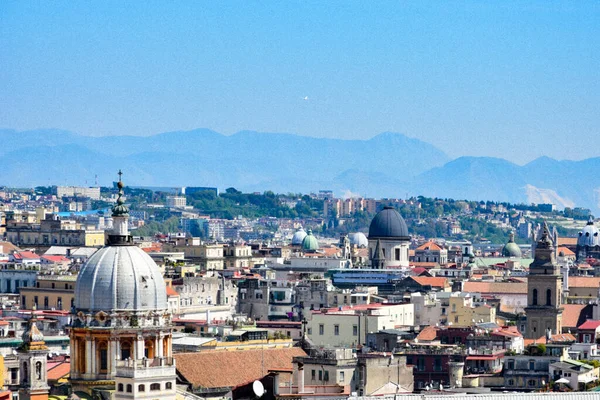 Vue Panoramique Naples Ville Italienne — Photo