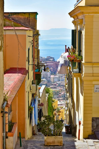 Vue Panoramique Naples Ville Italienne — Photo