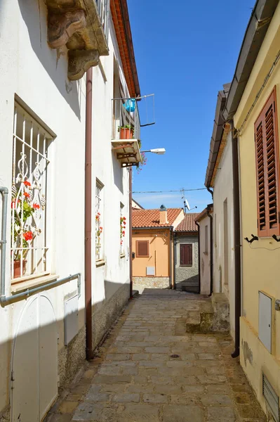 Eine Straße Brindisi Montagna Einem Ländlichen Dorf Der Basilikata — Stockfoto