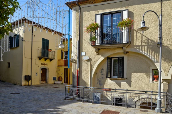 Silnice Brindisi Montagna Venkovské Vesnice Regionu Basilicata — Stock fotografie