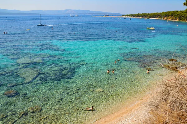Image Côte Brac Une Île Croatie Dans Mer Adriatique — Photo