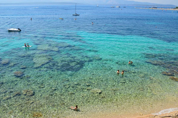 Image Côte Brac Une Île Croatie Dans Mer Adriatique — Photo