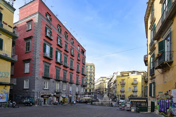 Naples Italie Mai 2021 Une Rue Dans Centre Historique Ville — Photo