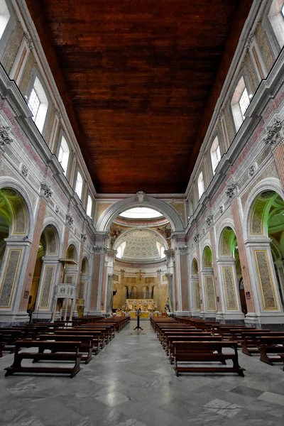 Nápoles Italia Mayo 2021 Interior Catedral Dedicada San Juan Centro — Foto de Stock