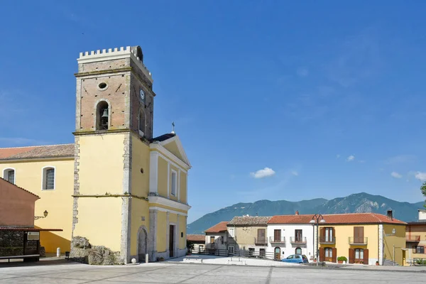 Facade Church Square Montefredane Medieval Village Province Avellino Italy — 스톡 사진