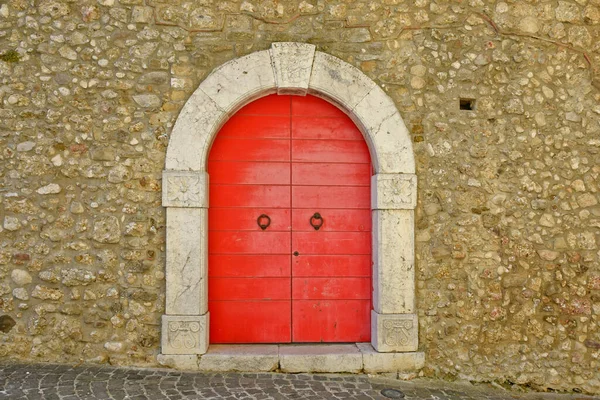 Entrance Door Old House Montefredane Medieval Village Province Avellino Italy — Zdjęcie stockowe