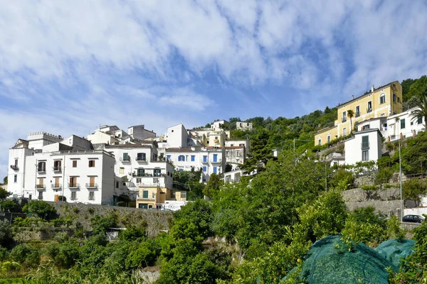 Vue Panoramique Raito Village Sur Côte Amalfitaine Italie — Photo