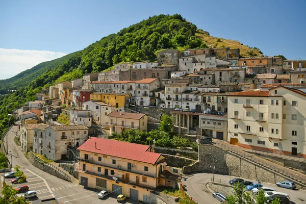 Panoramautsikt Över San Fele Gammal Regionen Basilicata Italien — Stockfoto