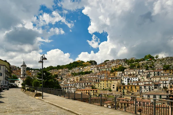 Vue Panoramique Muro Lucano Village Dans Les Montagnes Région Basilicate — Photo