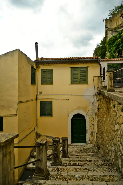 Muro Lucano Italy June 2021 Narrow Street Old Houses Medieval — Stock Photo, Image