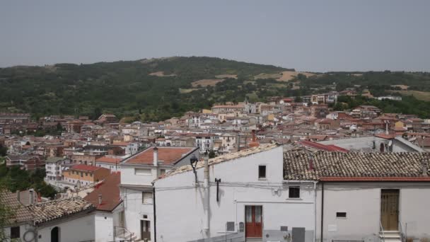 Veduta Panoramica Deliceto Centro Storico Della Puglia — Video Stock