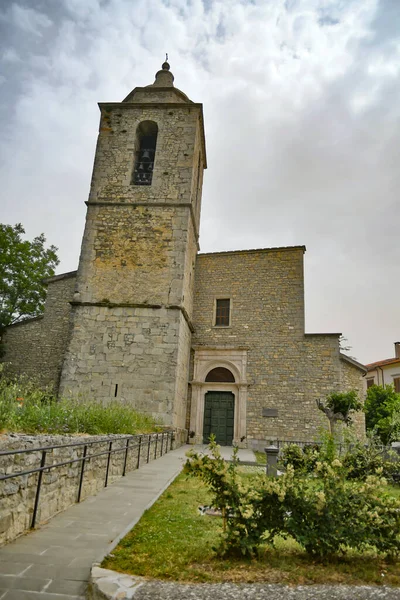 Medieval Church Agnone Old Town Molise Region Italy — 스톡 사진