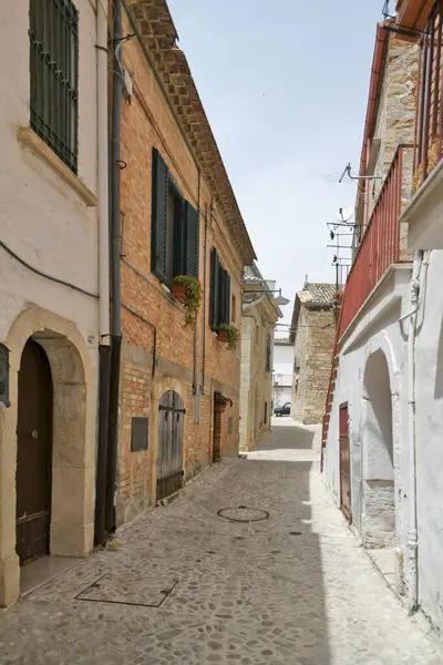 Bovino Italia 2021 Una Calle Estrecha Entre Las Antiguas Casas —  Fotos de Stock