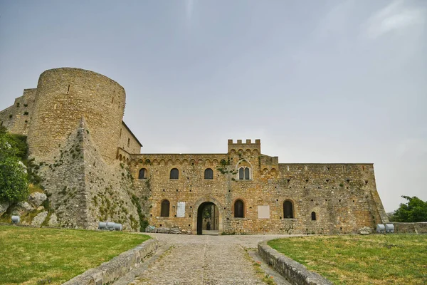 Bovino Itália 2021 Fachada Castelo Medieval Sul Itália — Fotografia de Stock
