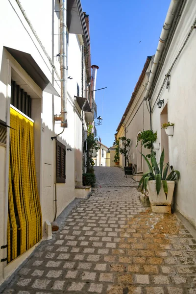 Sant Agata Puglia Italie 2021 Une Rue Étroite Parmi Les — Photo