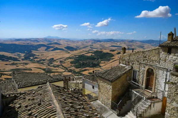 Das Mittelalterliche Dorf Sant Agata Puglia Italien — Stockfoto