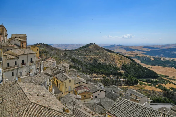 Den Medeltida Byn Sant Agata Puglia Italien — Stockfoto