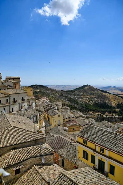 Středověká Vesnice Sant Agata Puglia Itálie — Stock fotografie
