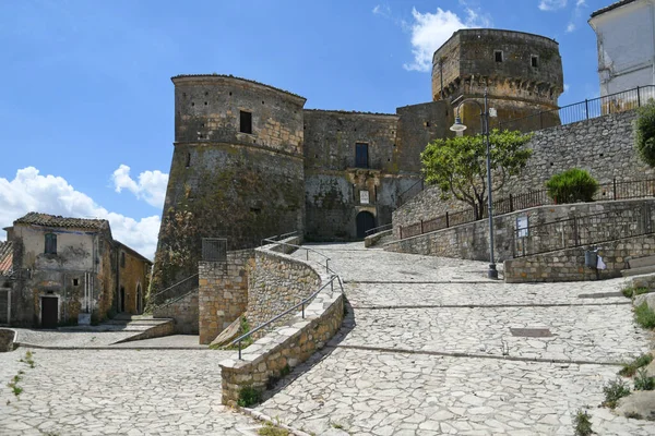 Rocchetta Sant Antonio Italy 2021 Facade Ancient Castle Medieval Village — Stock Photo, Image