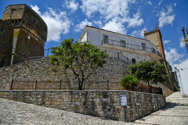 Rocchetta Sant Antonio Talya 2021 Güney Talya Bir Ortaçağ Köyünün — Stok fotoğraf