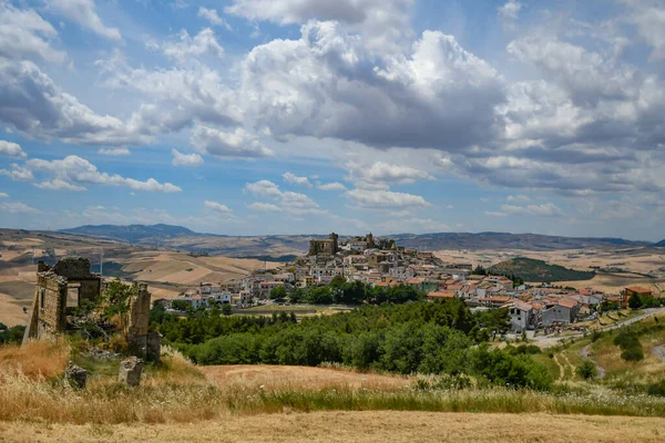Blick Auf Rocchetta Sant Antonio Ein Mittelalterliches Dorf Der Region — Stockfoto