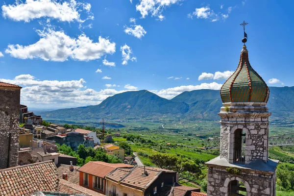 Vista Panorámica Guardia Sanframondi Casco Antiguo Provincia Benevento Italia — Foto de Stock