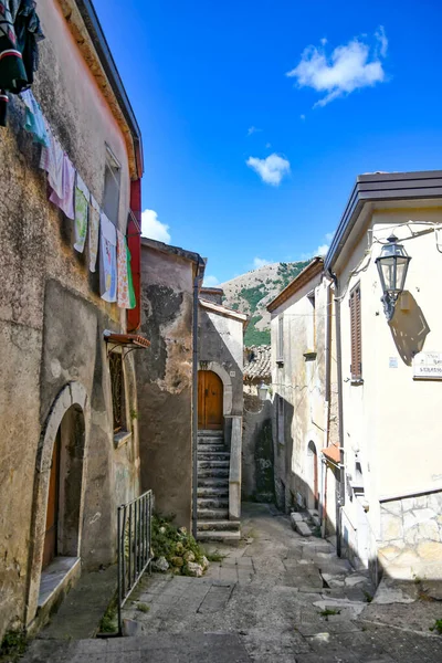 Ulice Torrecuso Staré Město Provincii Benevento Itálie — Stock fotografie