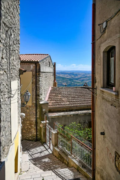 Eine Straße Torrecuso Einer Altstadt Der Provinz Benevento Italien — Stockfoto