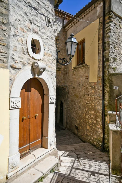 Une Rue Torrecuso Une Vieille Ville Dans Province Bénévent Italie — Photo