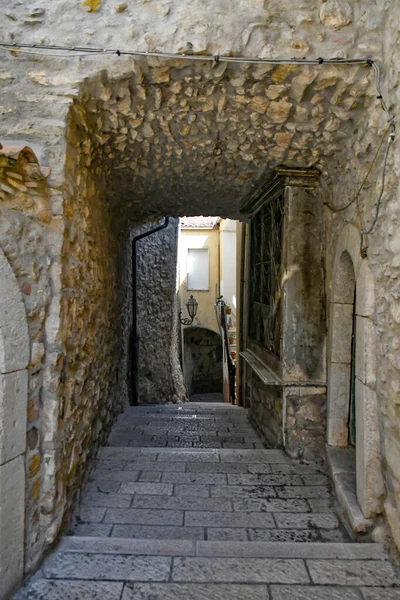 Ulica Torrecuso Stare Miasto Prowincji Benevento Włochy — Zdjęcie stockowe