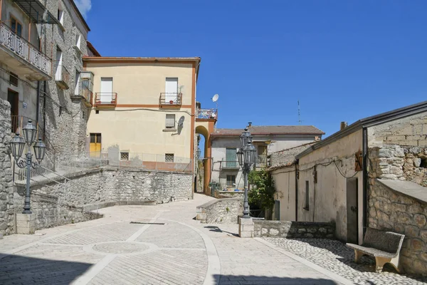 Une Rue Torrecuso Une Vieille Ville Dans Province Bénévent Italie — Photo