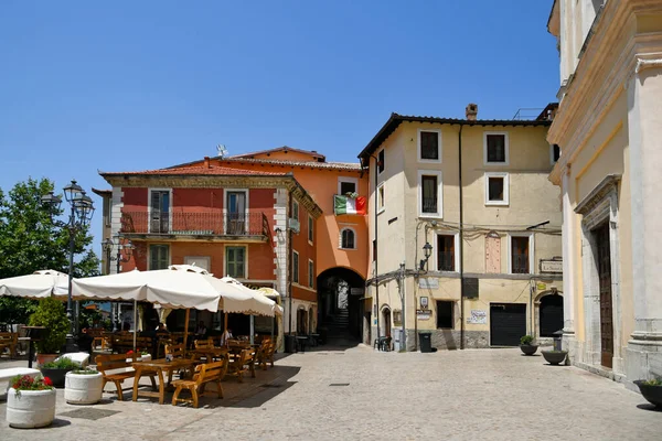 意大利卡宾托 2021年7月24日 拉齐奥拉齐奥地区一座中世纪城镇历史中心的教堂 — 图库照片