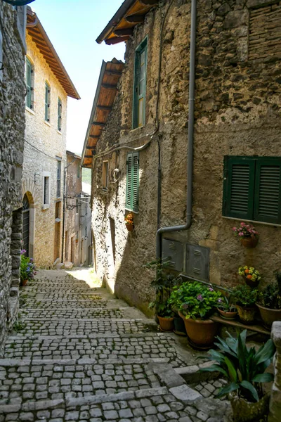 Carpineto Itálie Července2021 Ulice Historickém Centru Středověkého Města Regionu Lazio — Stock fotografie