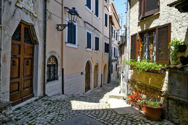 Carpineto Italien Juli 2021 Gata Den Historiska Stadskärnan Medeltida Stad — Stockfoto