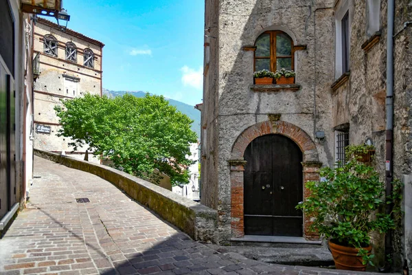 Ulice Historickém Centru Maratea Staré Město Regionu Basilicata Itálie — Stock fotografie