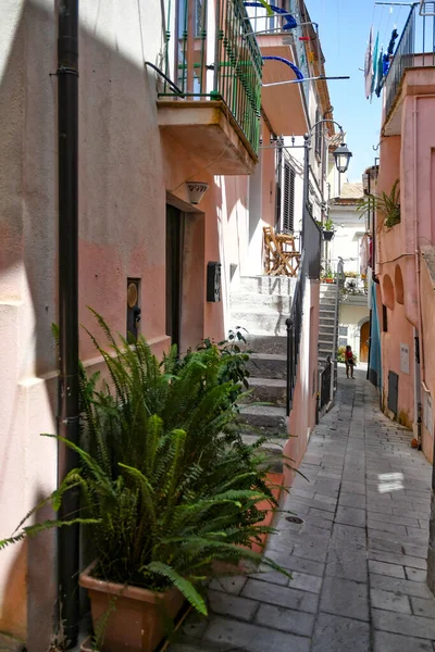Una Calle Centro Histórico Maratea Casco Antiguo Región Basilicata Italia — Foto de Stock