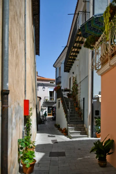 Gata Den Historiska Stadskärnan Maratea Gammal Stad Basilicata Regionen Italien — Stockfoto