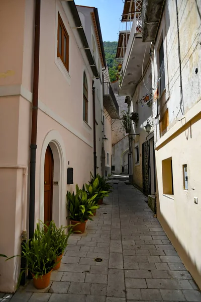 Street Historic Center Maratea Old Town Basilicata Region Italy — Stock Photo, Image