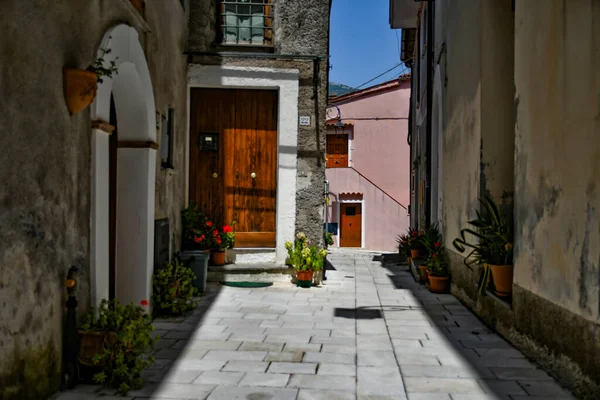 Ulice Historickém Centru Maratea Staré Město Regionu Basilicata Itálie — Stock fotografie