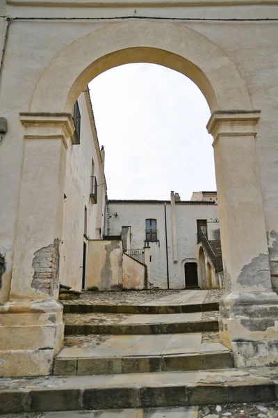 이탈리아 바실리카 지역에 도시인 알리아 역사적 중심지에 — 스톡 사진