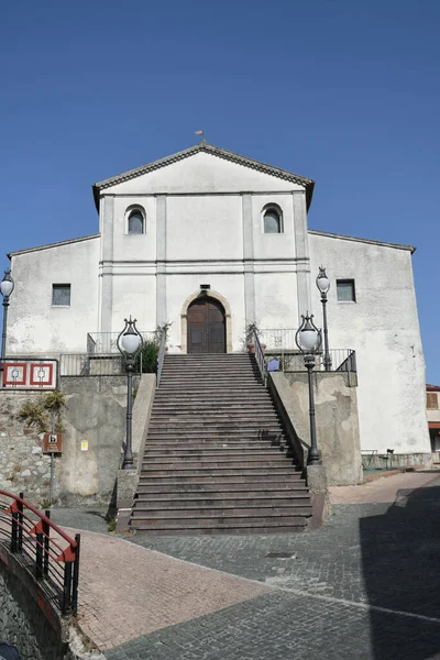 Une Ancienne Église Acri Village Médiéval Dans Région Calabre Italie — Photo