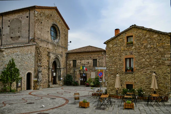 Une Ancienne Église San Giovanni Fiore Village Médiéval Dans Province — Photo