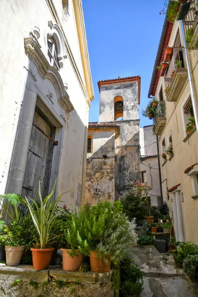 Street Historic Center Rivello Medieval Town Basilicata Region Italy — Stock Photo, Image