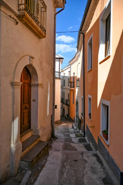 Ulice Historickém Centru Rivella Středověké Město Regionu Basilicata Itálie — Stock fotografie