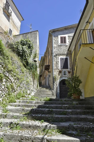 Strada Medievale San Donato Val Comino Nel Lazio — Foto Stock